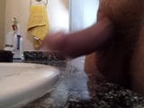 jackmeoffnow morning wood by sink curved dick erection play snapshot 1