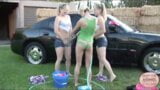 Texas Twins had Carwash and Get wet and Naked snapshot 2