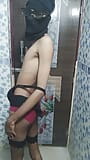 Bangladeshi Crossdresser Femboy  Undress and Self Torture snapshot 8