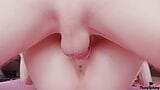 Close -up clit likken en hard poesje neuken enorme lading sperma druipend poesje snapshot 16