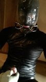 Sloopy deep throat latex and nylon mask 2 snapshot 15