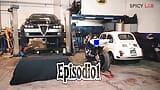 Versaute Garage 1 - versaute MILf fickt einen bodyshop-Arbeiter in einer Garage. mit Bianka Blue und Capitano Eric snapshot 1