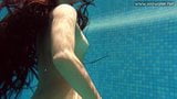 La ragazza latina con tette piccole andreina de luxe sott'acqua snapshot 15