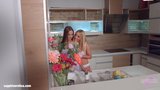 My kitchen love - lesbian scene with Kiara Lord and Suz snapshot 2