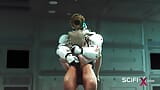 Bir seksi genç hottie uzay gemilerinde stormtrooper tarafından becerdin alır snapshot 17