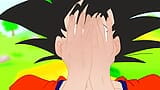 Hentai versteck - ich werde ficken, wen ich finde! Porno Dragon ball - videl, Bulma, Android 18! (Cartoon anime-sex) 2d snapshot 1