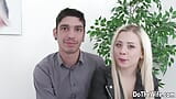 Blonde Anna Rey krijgt haar gaten geploegd terwijl ze haar cuckold plaagt snapshot 2