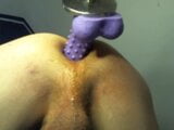 A big dildo in my ass. fucking machine snapshot 5