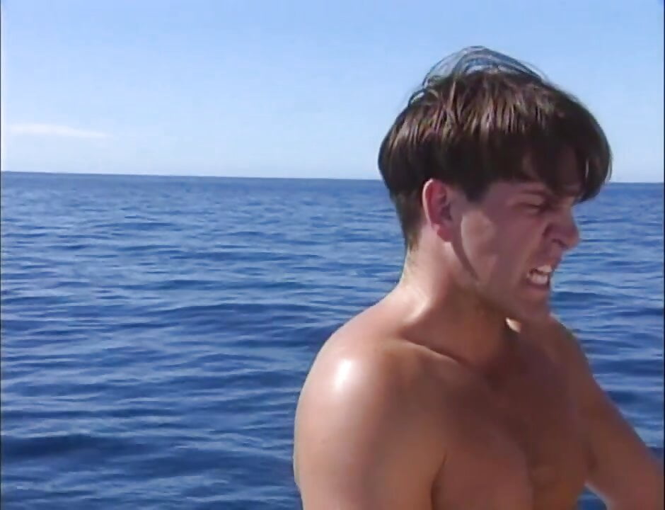 Two sexy lesbians on a boat!