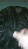 Cum on leather jacket of my sister in law snapshot 2