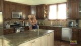 Blonde babe fantasizes about fucking her stepmom in a lesbian kitchen fuck snapshot 6