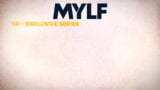 Mylf - 穿着渔网丝袜的热辣金发熟女沉迷于一些青少年螺柱的鸡巴 snapshot 1