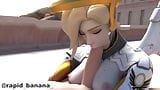 Soft nice Mercy's blowjob snapshot 3