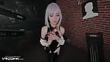 VR conk sexy lexi lore viene sbattuta da un grosso cazzo in cyberpunk lucy una parodia XXX nel porno HD snapshot 5