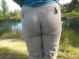 Ex wearing wedgie capris pants that I love! snapshot 3