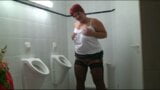 Annadevot - Pissed off with legs apart in the men's toilet snapshot 10