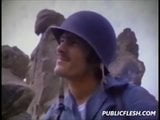 Retro Gay Military Mutual Masturbation snapshot 6