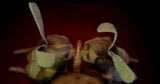 He Gets Sucked By 2 Blondes In Bunny Cosplay - 3D Animation - VAM snapshot 9