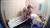 Bath Quickie Hardcore Action With Excited Babe & Tattooed Man snapshot 15