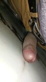 Uncut Cock rubbing in office bathroom wall snapshot 4