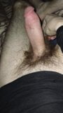 Edged and cumshot of my thick cock on my black long sleeve snapshot 2