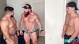 Two Bodybuilders Tag Team College Roommate snapshot 4