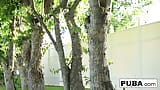 Викинг Надя играет со своей киской в лесу snapshot 20