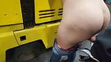 co worker fucked and spanked on forklift dripping creampie snapshot 7