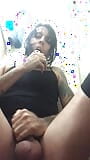 Beaultiful brazilian crossdresser cumming snapshot 4