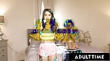 ADULT TIME - Desperate Influencer Maddy May faz garganta profunda e é fodida com força na câmera snapshot 20