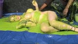 Fi Stevens tied up writhing in slime snapshot 17