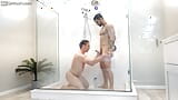 SHOWERBAIT Muscle Hunk Spreads Tight Asshole For Plumber's Thick Pipe snapshot 13