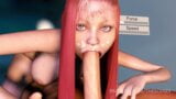 Redhead Busty Girl Deepthroat Facefuck HENTAI 3D snapshot 9