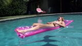 Backyard Dripping Creampie Surprise snapshot 2