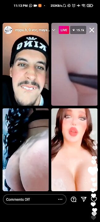 Sharamet arabe fat7en live Instagram
