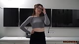 Teacher Hot Rearl (Marya Ivanovna) gives a blowjob to Sanya's student, in a sanatorium _ NIGONIKA best porn 2023 snapshot 4