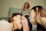 Lesbian Foot Worship Threesome snapshot 21