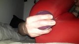 Costume en lycra rouge, jeu anal 1 snapshot 5