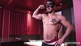 Ripped Hunk Newbie's Masked Solo Jerk - Maskurbate snapshot 3