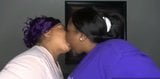 2 bbws kiss for the first time sexy snapshot 2