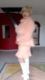 Charlene Pink Mohair Dress 2 snapshot 3
