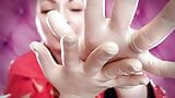 ASMR fetish video: latex gloves fetish and oil - great soundings and close ups (Arya Grander) POV snapshot 15