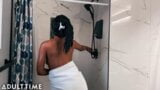 Sexy Mocha Menage Wants To Shower With You snapshot 4