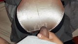 Satin panty cumshot. snapshot 5