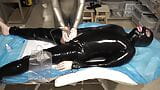 Latex Danielle ruined urinal pissing with masturbation her slave snapshot 13