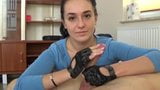 Glove handjob snapshot 7