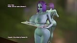 Hot Alien Chick Serves Massive Tittys On a Glass Tray snapshot 8