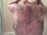 Very Hairy daddy shower snapshot 2