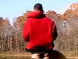 Fisherman blown by naughty daddy in the outdoors snapshot 3