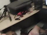 Hot Couple Blowjob and Fucking Hard infront of computer snapshot 1